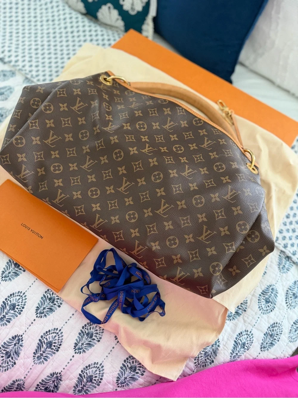 Louis Vuitton Brown Monogram Canvas Handbag ARTSY